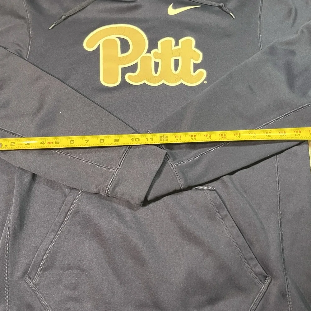 Nike Mens Therma Fit Hoodie Pitt Panthers Blue Size Medium Football College